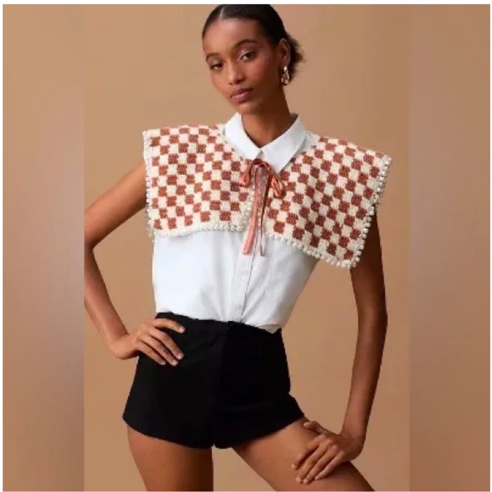 NWT Anthropologie Knit Collar